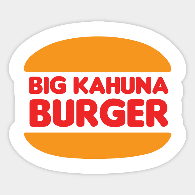 Big Kahuna Burger Sticker by Woah_Jonny